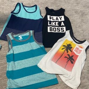 3T toddler boy tank bundle ( 4 ) tanks.